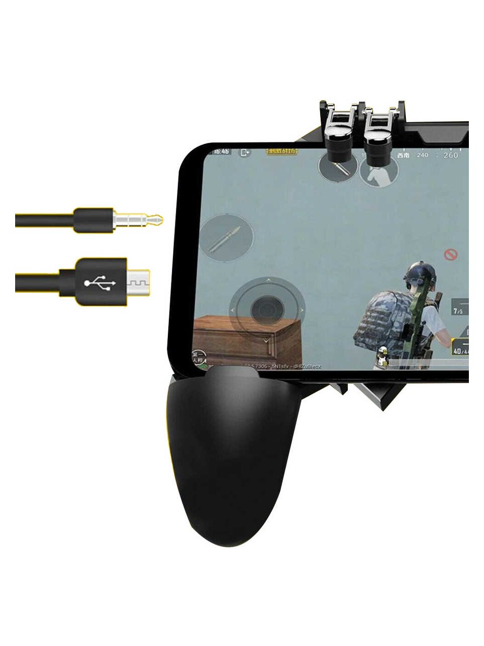 Memo Pubg Mobile Gamepad Kontroller 6 Parmak Kullanım Joystick Ak 66 